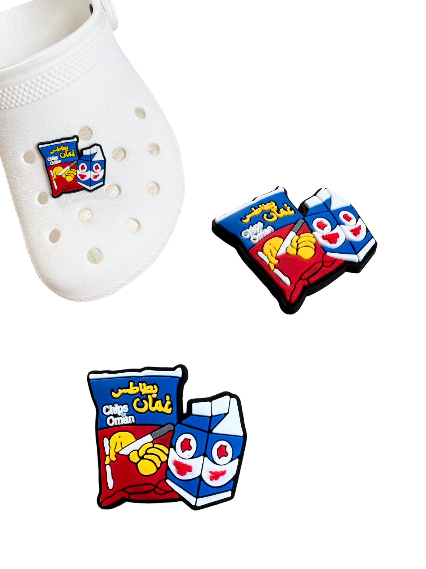 [old-school snacks]crocs charms