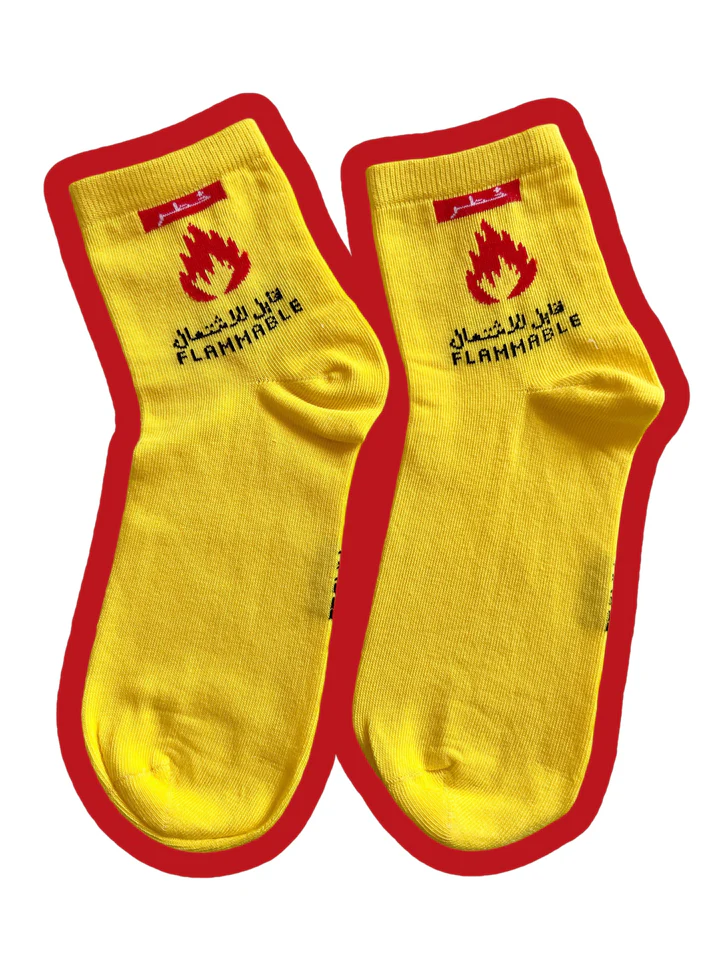 flammable socks