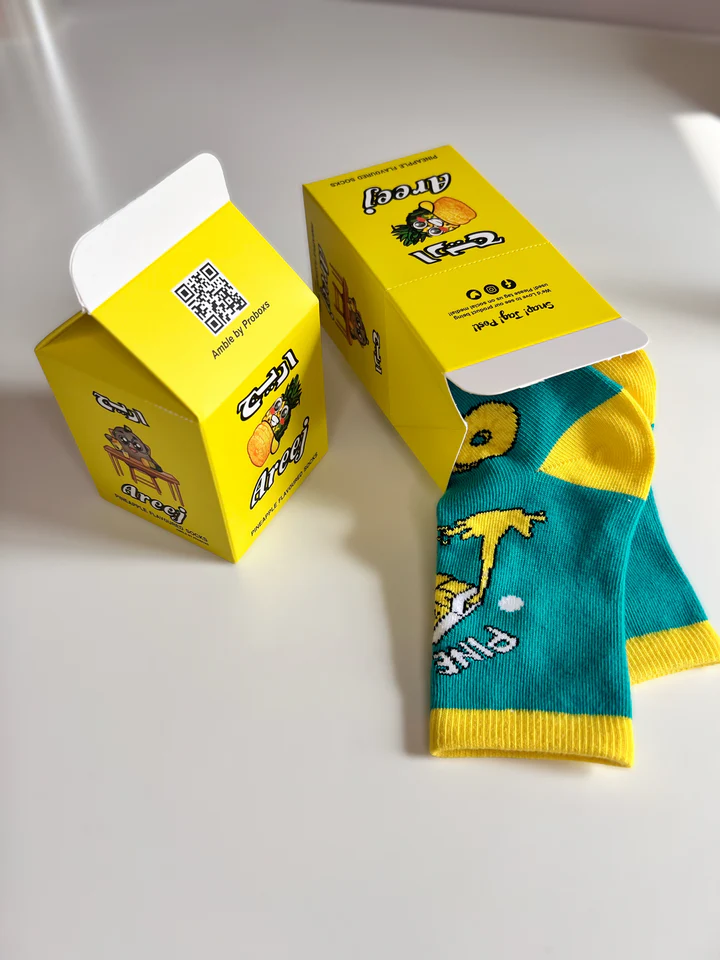 Areej pineapple kids socks