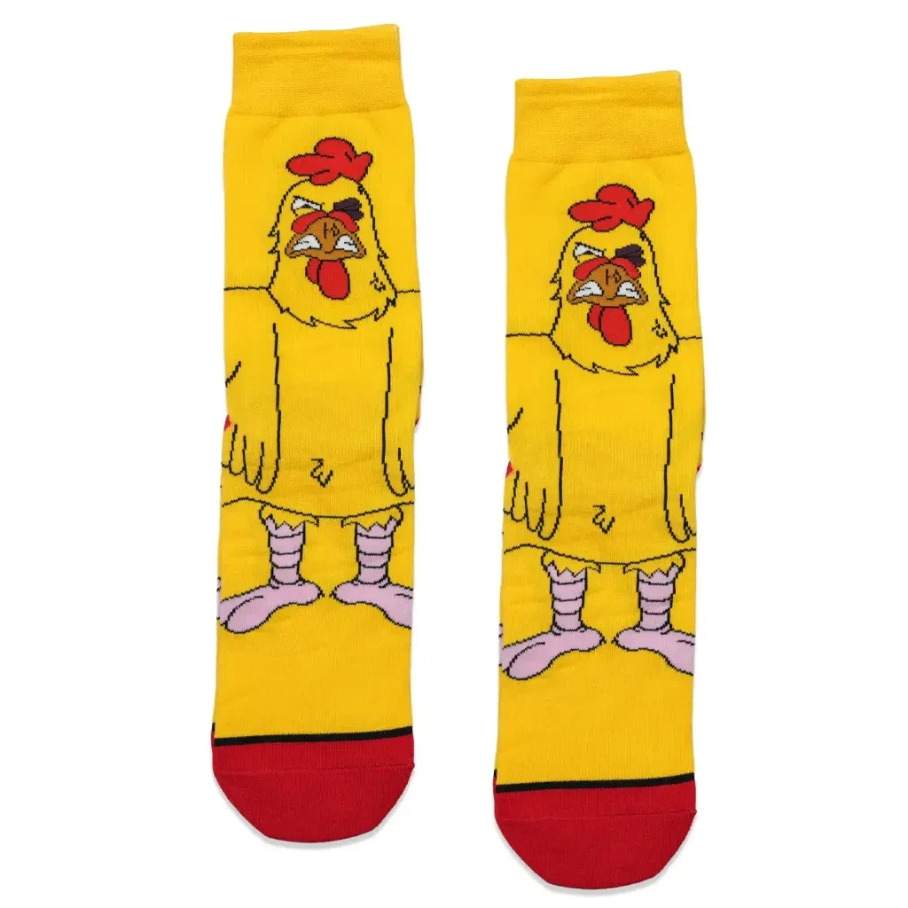 Funny Chicken Crew socks
