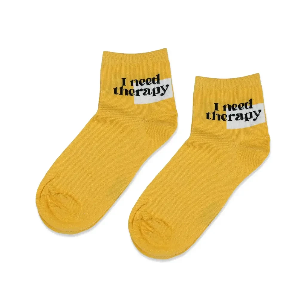 I Need Therapy Socks
