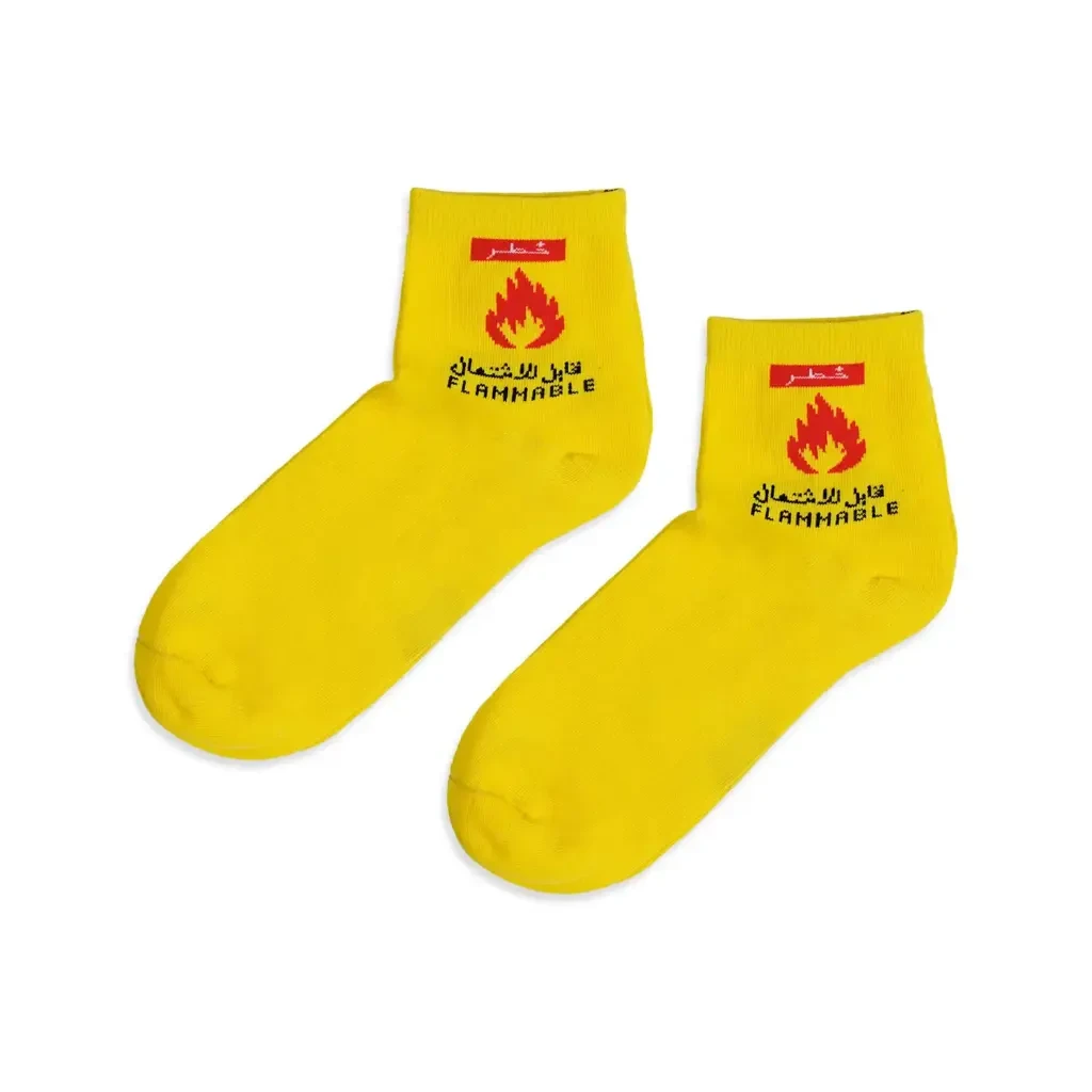 جوارب Flammable، مقاس 35-39